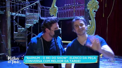 O ator Murilo Rosa contou detalhes do espetáculo e falou como se prepara para as apresentações.