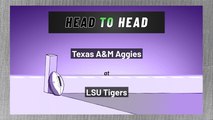 Texas A&M Aggies at LSU Tigers: Spread