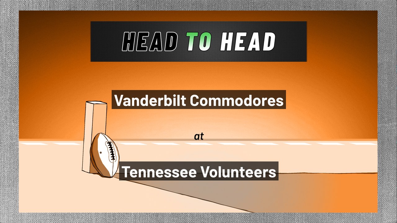 Vanderbilt Commodores at Tennessee Volunteers: Spread