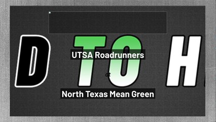 UTSA Roadrunners at North Texas Mean Green: Spread