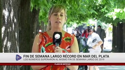 Fin de semana récord en Mar del Plata