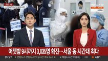 어젯밤 9시까지 3,035명 신규확진…서울 동시간대 '최다'