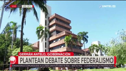 Gobernación cruceña señala que el modelo de federalismo será resultado de un debate
