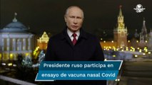 Vladimir Putin participa en ensayo de vacuna nasal contra el Covid-19