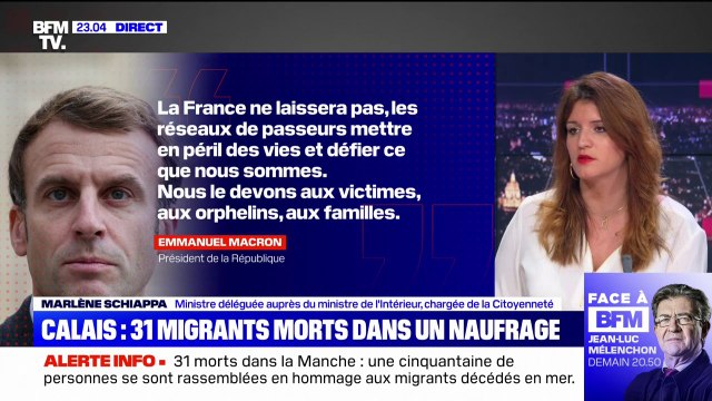 Naufrage d'un bateau de migrants: pour Marlène Schiappa c'est un drame auquel on ne s'habituera jamais