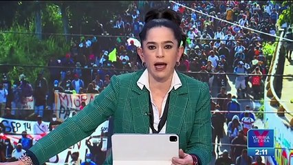 La caravana migrante avanza por Veracruz