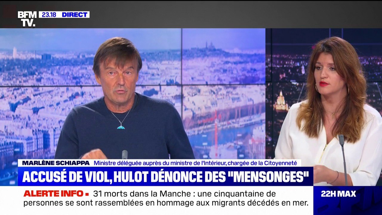 Marlène Schiappa à propos des accusations visant Nicolas Hulot: "C'est au juge d'apprécier s'il y a ou non prescription"