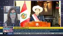 Presidente Pedro Castillo rechazó intenciones legislativas de declaración de vacancia