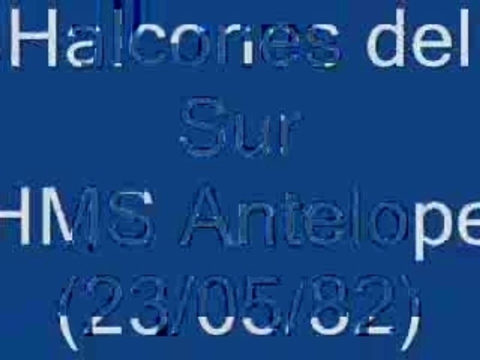 guerra de las Malvinas- War, Sinking the HMS Antelope