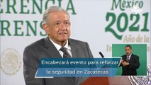 AMLO y gabinete vuelan a Zacatecas para presentar plan de apoyo ante alza de violencia