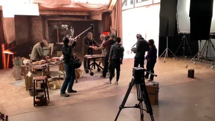 Ruedan documental de Gaudí en plató virtual en París