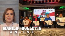 Davao City Mayor Sara Duterte welcomes the UniTeam Alliance Agreement