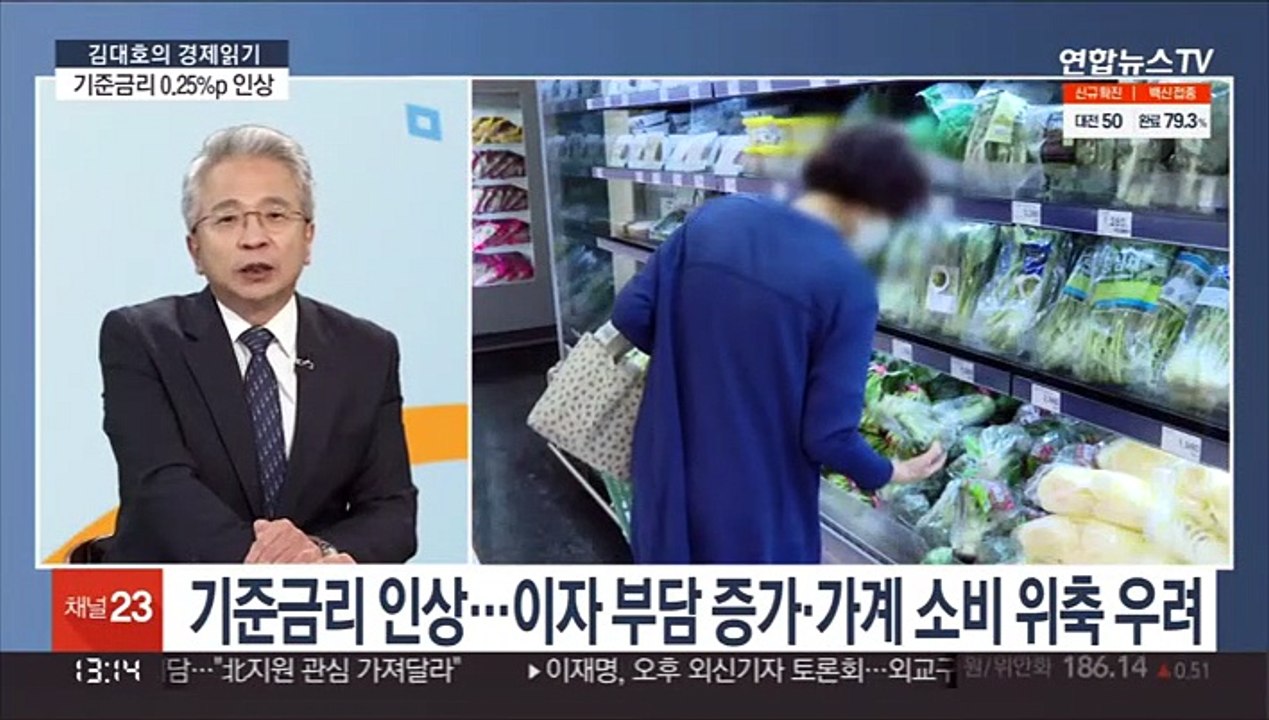 [김대호의 경제읽기] 막 내린 제로금리 시대…한은, 기준금리 1%로 인상