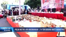 Kapolda Metro Jaya Pimpin Pemusnahan Barang Bukti 1,7 TON Narkoba