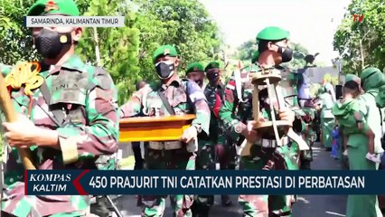 450 Prajurit TNI Catatkan Prestasi Di Perbatasan