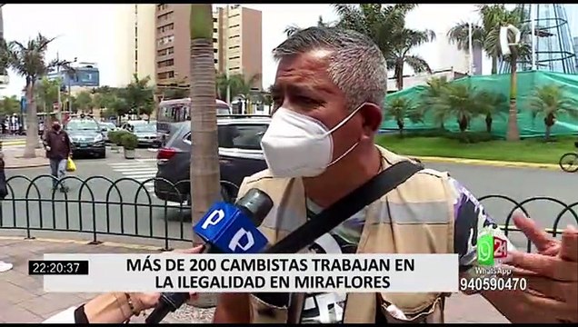 Miraflores: más de 200 cambistas trabajan en la ilegalidad en el distrito
