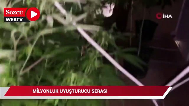 İstanbul’da tekstil atölyesinde milyonluk uyuşturucu serası