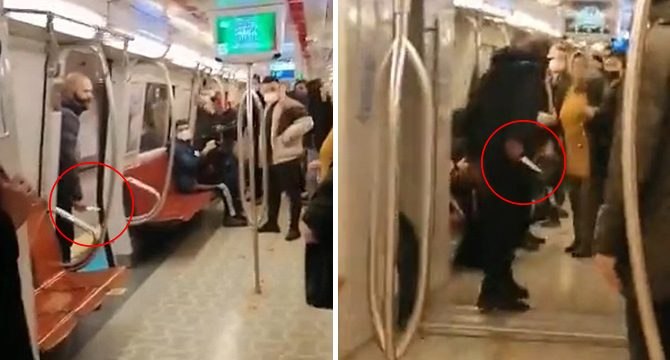 Kadıköy metrosunda dehşete düşüren görüntü