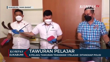 6 Pelaku Tawuran Tewaskan 1 Pelajar  Ditangkap Polisi