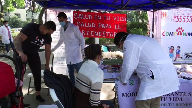 Instalan módulos para vacunar contra influenza en CDMX