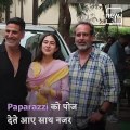 Watch, Bollywood Stars Spotted, Akshay Kumar Funny Moments While An Old Lady Blessed Sonu Sood At Airport