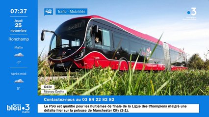 25/11/2021 - Le 6/9 de France Bleu Belfort Montbéliard en vidéo