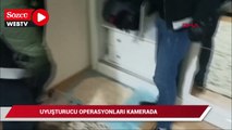 Kadıköy, Bayrampaşa ve Esenyurt'taki uyuşturucu operasyonları kamerada