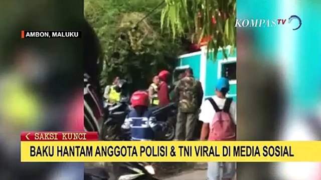 Baku Hantam Anggota Polisi dengan Anggota TNI di Ambon Akibat Pelanggaran Lalu Lintas