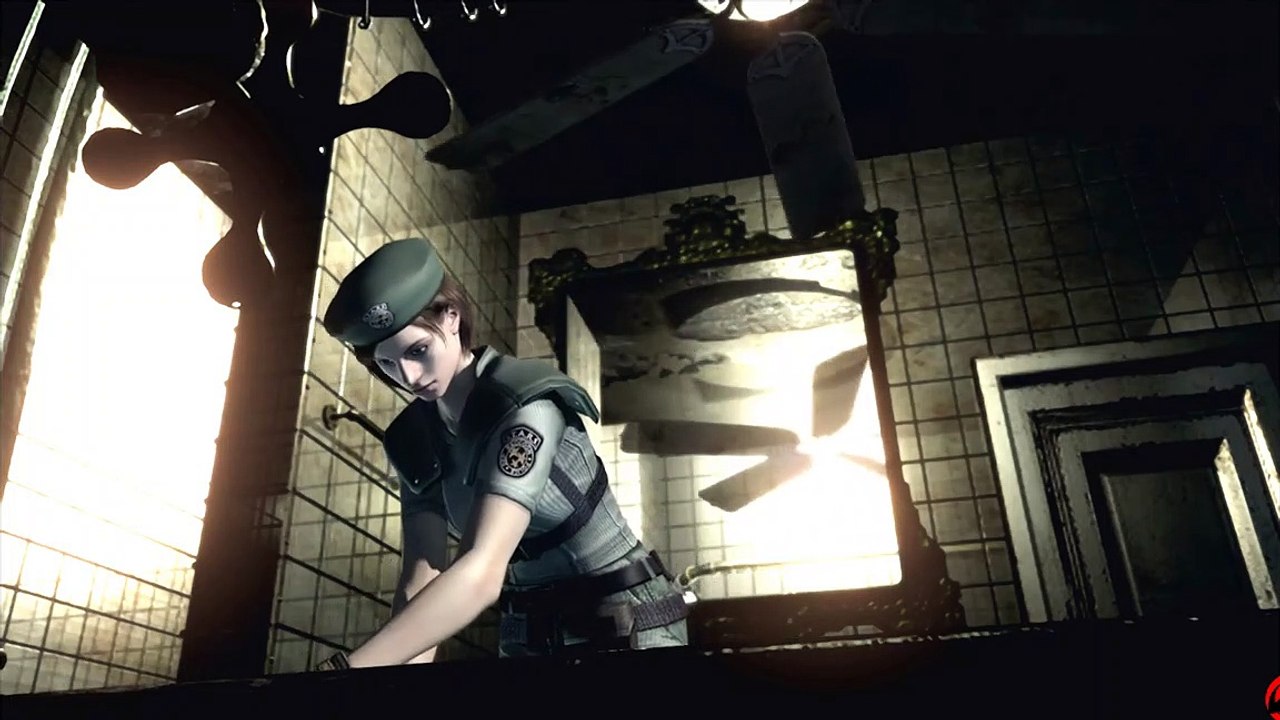 Resident Evil - zombie in bathtub - Cutscene