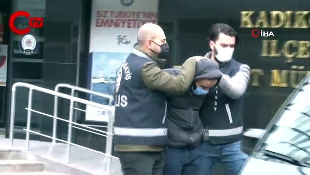 Metroda kadını bıçakla tehdit eden saldırgan adliyeye sevk edildi