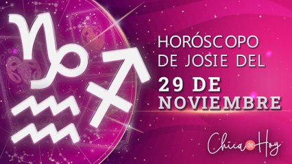 Horóscopo hoy lunes 29 de noviembre de Josie Diez Canseco