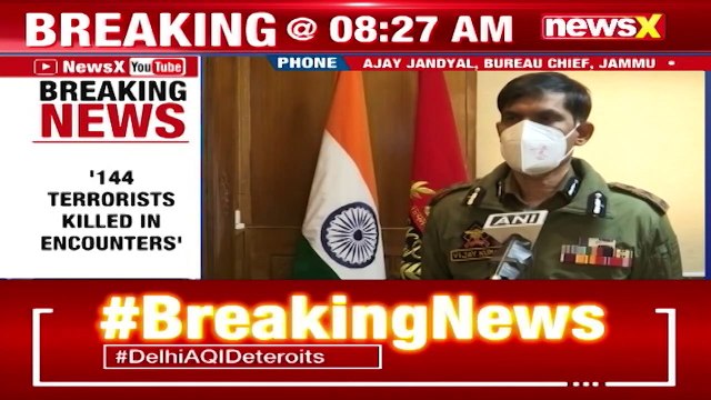 '144 Terrorists Killed In Encounters' IGP Kashmir Zone Vijay Kumar On Kashmir Encounter NewsX
