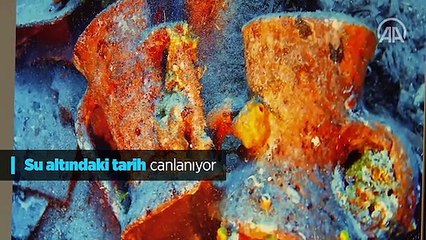 Su altındaki tarih canlanıyor