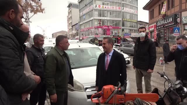 TDP Genel Başkanı Sarıgül, Van'da partisinin ilçe başkanlığı binasını açtı