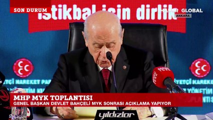 Bahçeli: Türkiye döviz sabotajlarına yenilmeyecek, hayat pahalılığına boyun eğmeyecek
