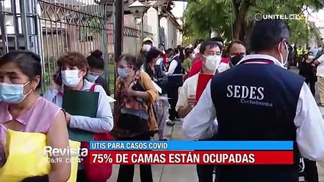 Al menos el 75% de las camas UTIS están ocupadas por pacientes Covid en Cochabamba