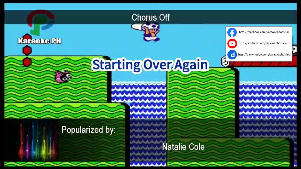 Natalie Cole Starting Over Again Karaoke PH