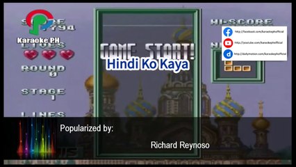 Richard Reynoso Hindi Ko Kaya Karaoke PH