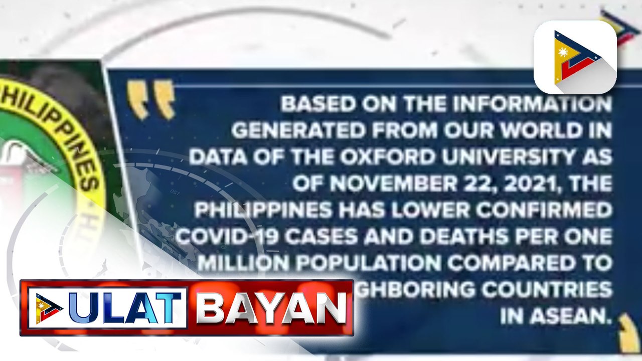 DOH: Mga namamatay dahil sa COVID-19 sa Pilipinas, mas kaunti kumpara sa ibang ASEAN countries ayon sa Oxford; FDA, nanindigan na ligtas at epektibo ang mga bakunang itinuturok vs. COVID-19 sa bansa