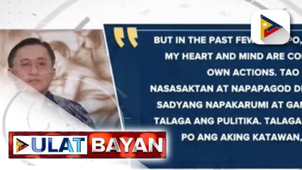 Sen. Go, nagsalita na kaugnay sa issue ng pagtakbo sa Hatol ng Bayan 2022