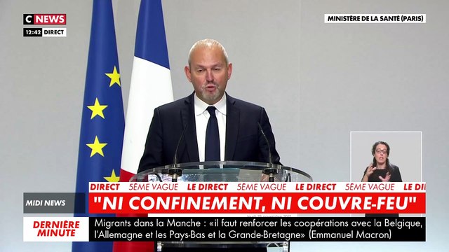 Coronavirus - Regardez l’intégralité de la conférence de presse du ministre de la Santé Olivier Véran qui s'est déroulée ce midi : 3ème dose pour tous, masque, pass sanitaire… - VIDEO