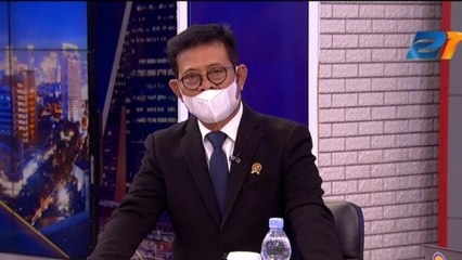 Mentan Syahrul Yasin Limpo Mendadak Jadi Anchor di Primetime News Metro TV