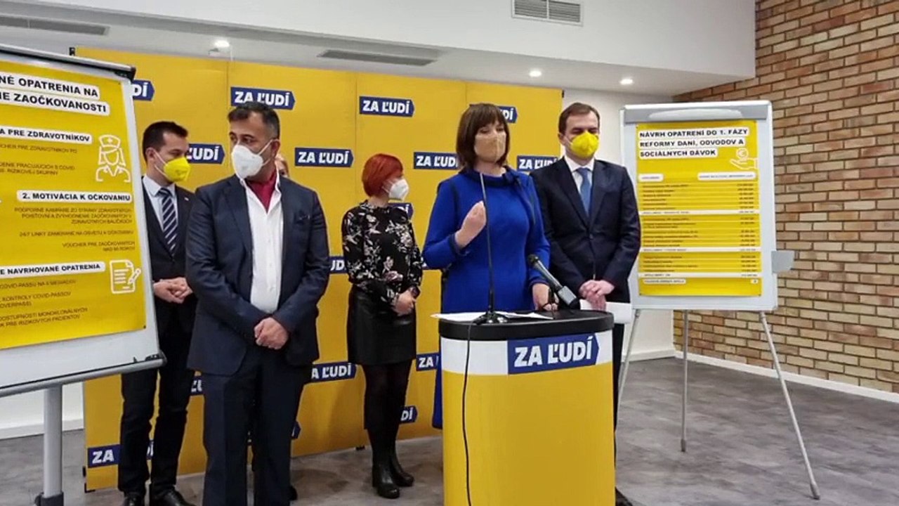 ZÁZNAM: TK strany Za ľudí