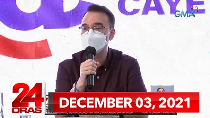 24 Oras Express: December 3, 2021 [HD]