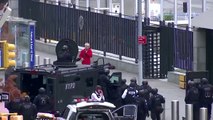 Police standoff with armed man outside U.N.