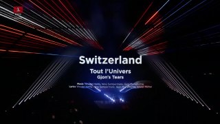 Schweiz ~ Switzerland | Gjon's Tears | Tout l'univers | Semi Final | Eurovision Song Contest 2021 | DR1 ~ Danmarks Radio
