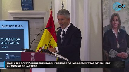 Marlaska aceptó un premio por su "defensa de los presos” tras dejar libre al asesino de Lardero