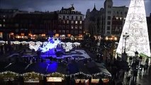 Inauguración de la iluminación navideña en Valladolid