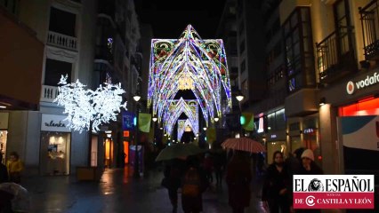 Iluminación de la calle Santiago de Valladolid