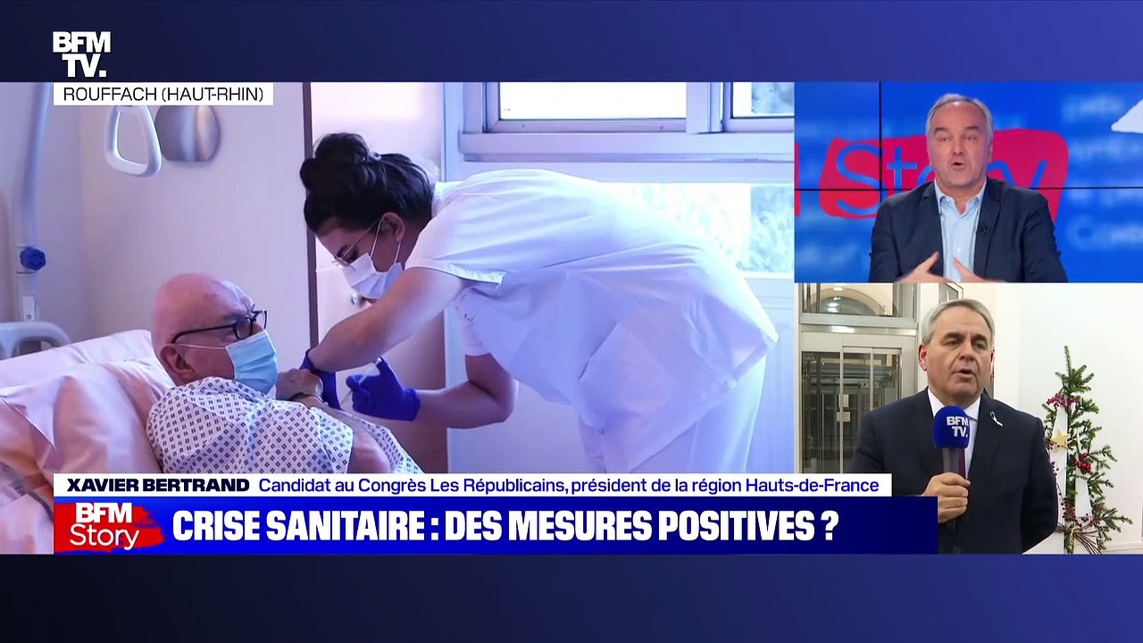 Story 4 : Xavier Bertrand: "La solution, c'est la vaccination et il fallait développer la troisième dose le plus vite possible" - 25/11